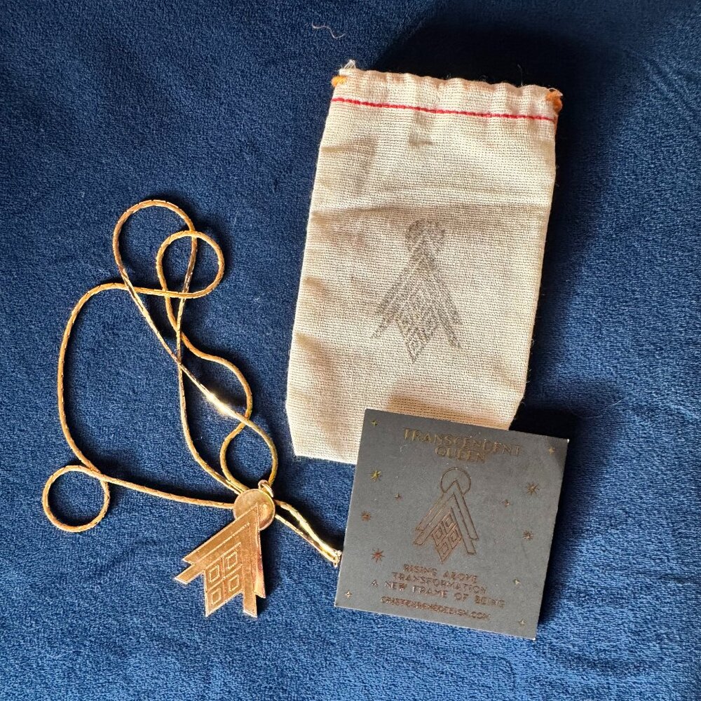 NIB Cristen Rene Design Transcendent Queen Charm Necklace